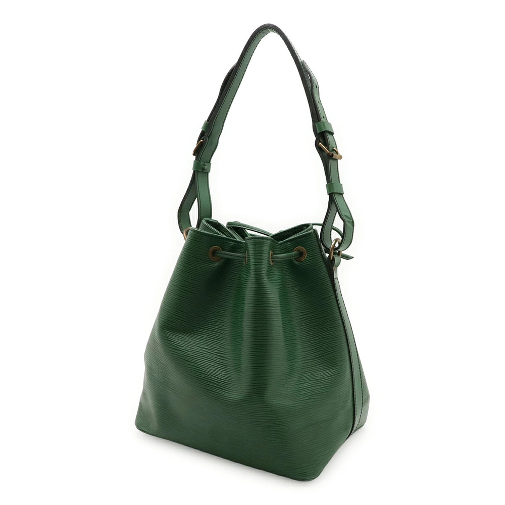 Louis Vuitton Borneo Bag Shoulder Green Epi Hobo Drawstring Green